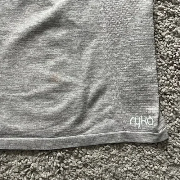 Ryka Gray Women's Fitted Athletic Workout T-Shirt - Picture 4 of 4